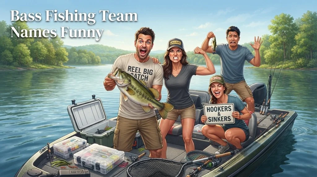Bass Fishing Team Names Funny