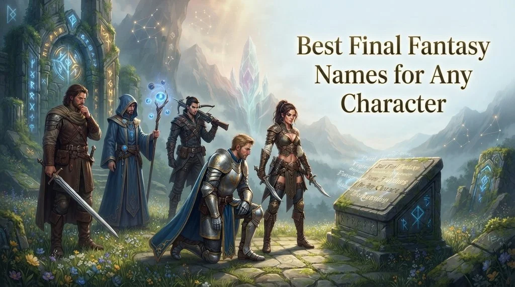 Best Final Fantasy Names for Any Character