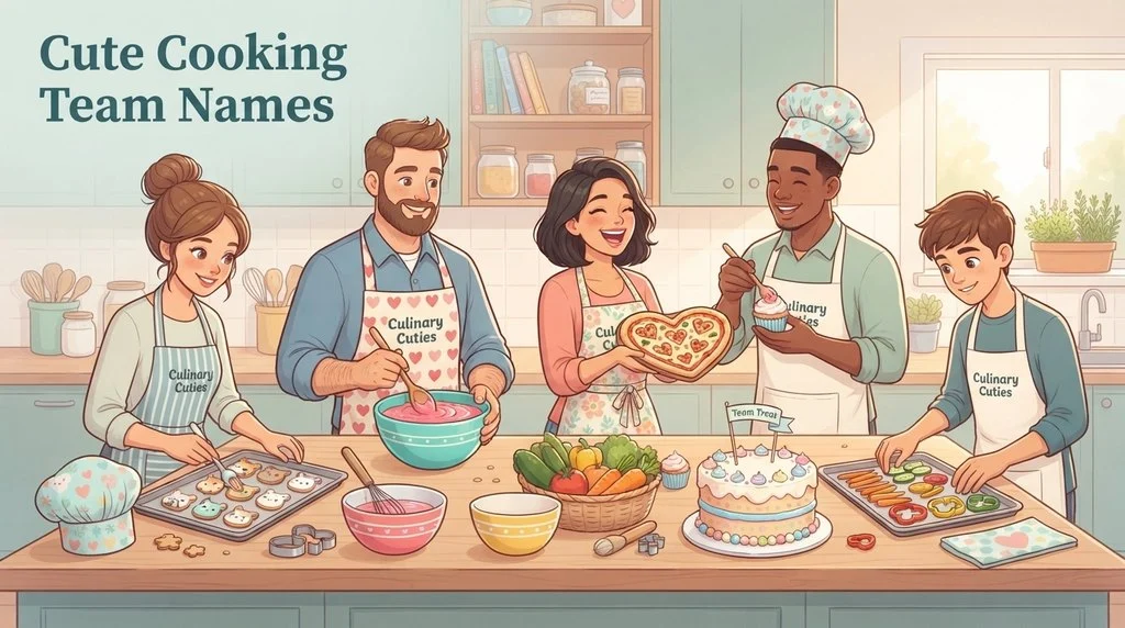 Cute Cooking Team Names