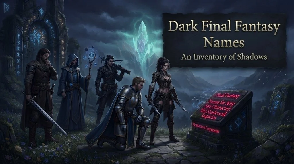 Dark Final Fantasy Names