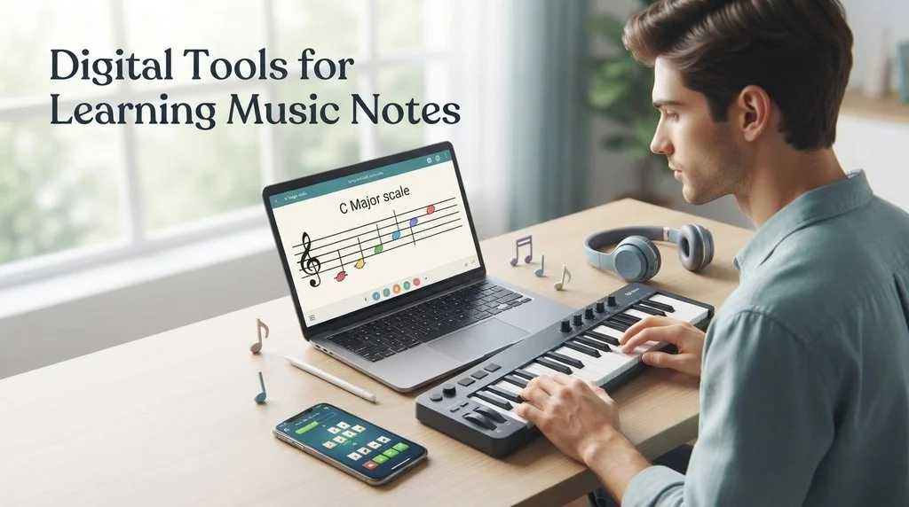 Digital Tools for Learning Music Notes