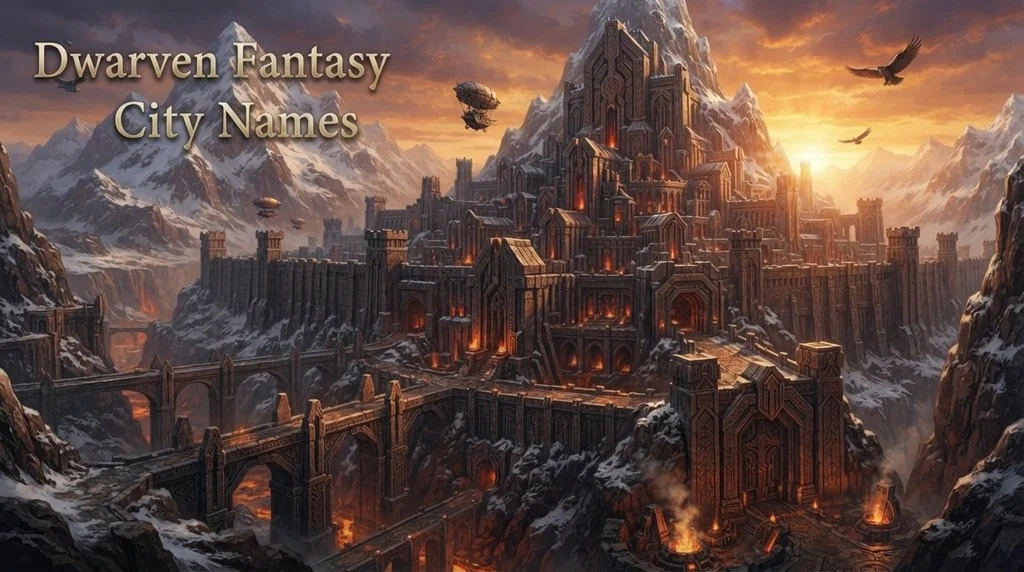 Dwarven Fantasy City Names