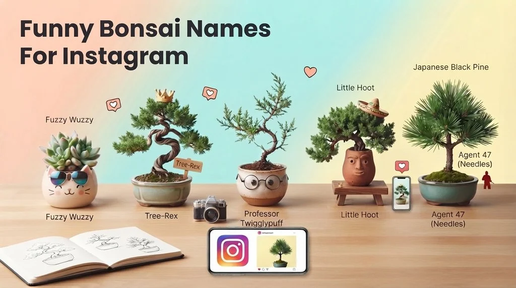 Funny Bonsai Names For Instagram