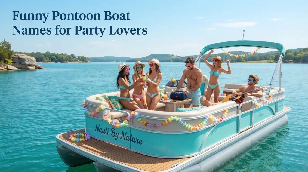 Funny Pontoon Boat Names for Party Lovers