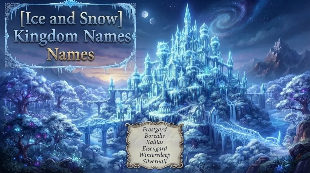 Ice and Snow Kingdom Names