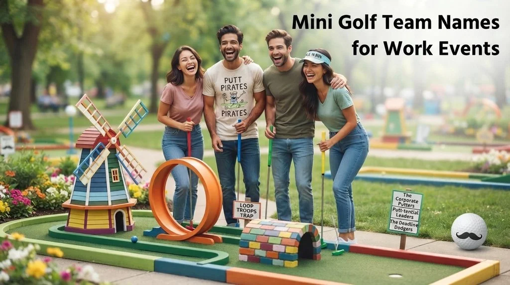 Mini Golf Team Names for Work Events
