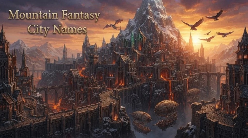 Mountain Fantasy City Names
