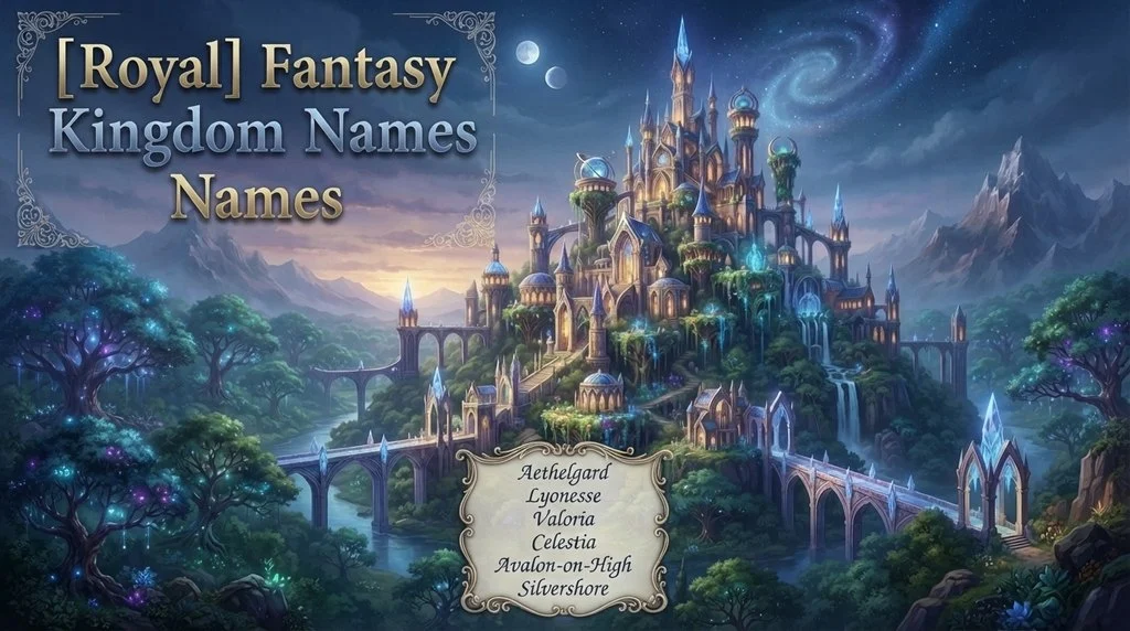 Royal Fantasy Kingdom Names