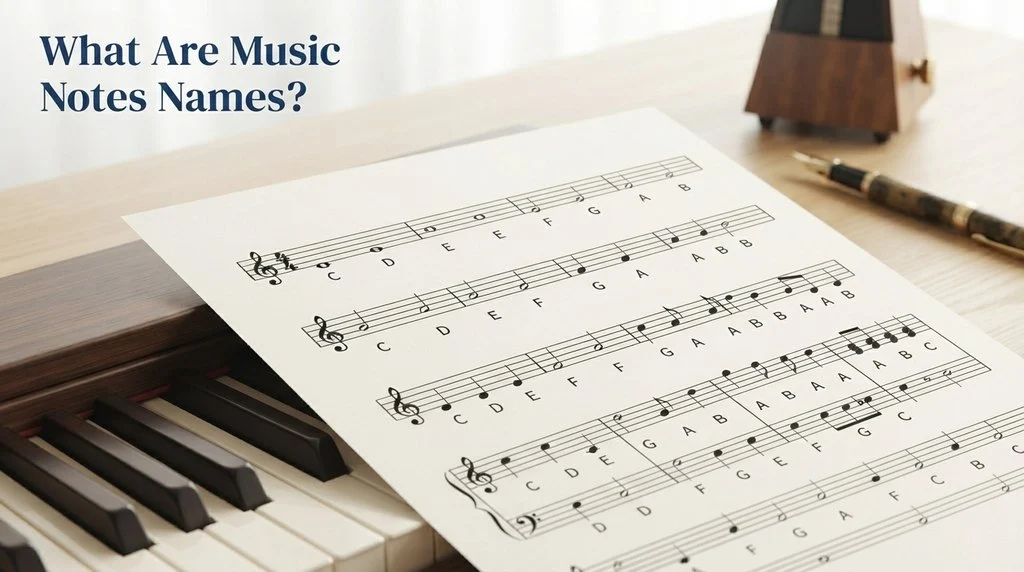 What Are Music Notes Names?