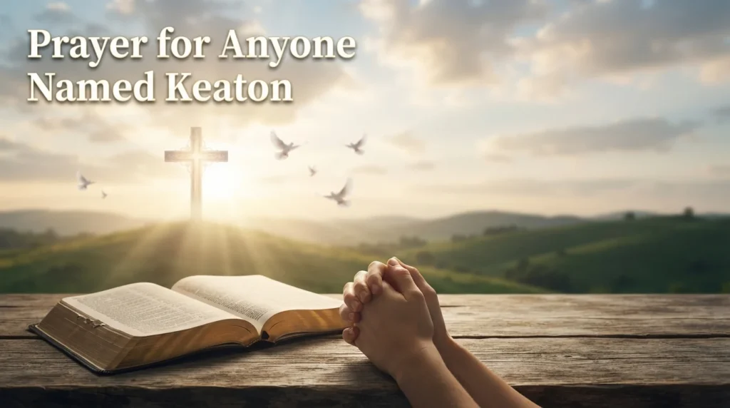Prayer for Anyone Named Keaton