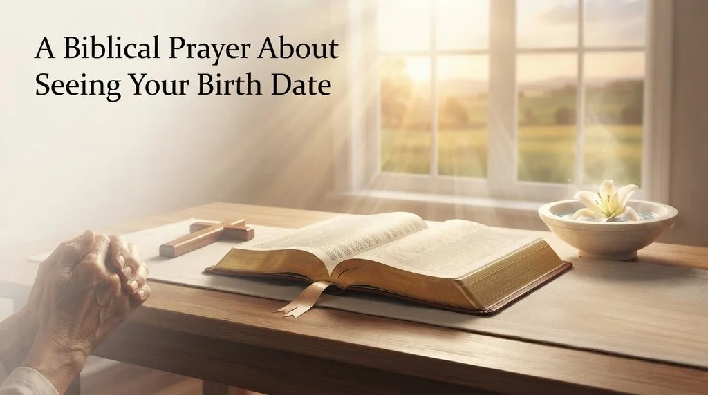 A Biblical Prayer About Seeing Your Birth Date