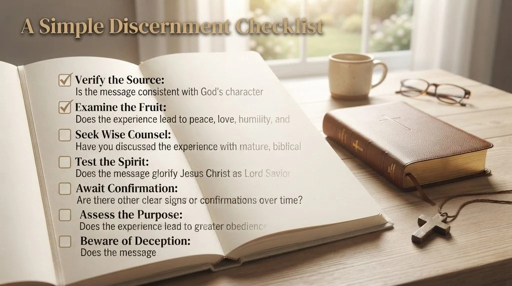 A Simple Discernment Checklist