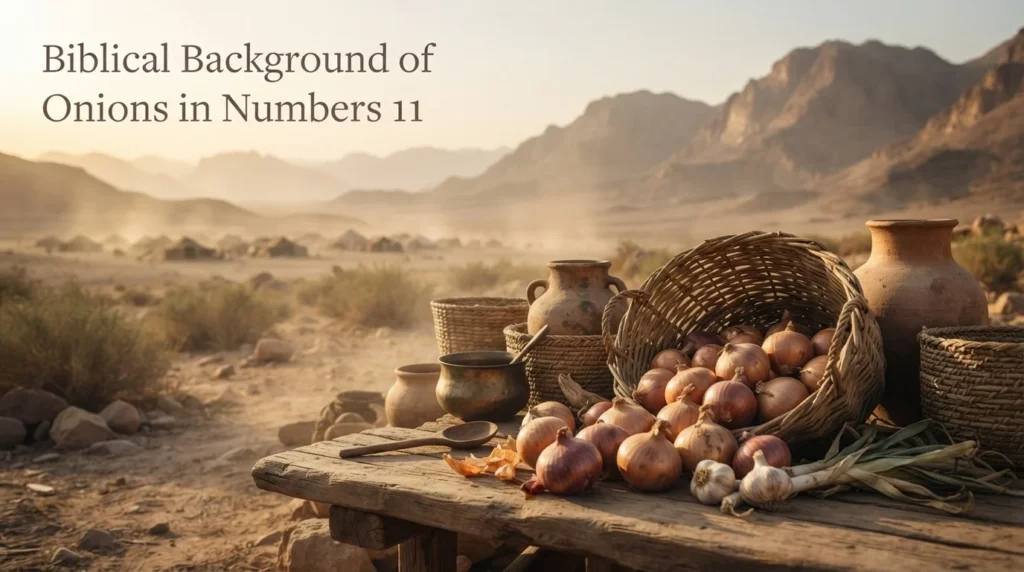 Biblical Background of Onions in Numbers 11