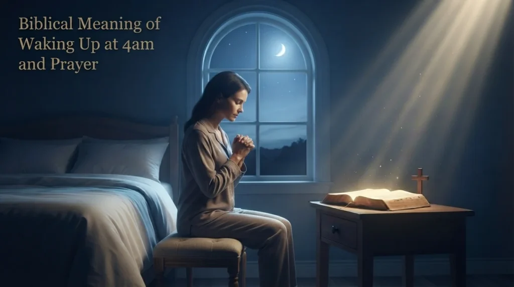 Biblical Meaning of Waking Up at 4am and Prayer