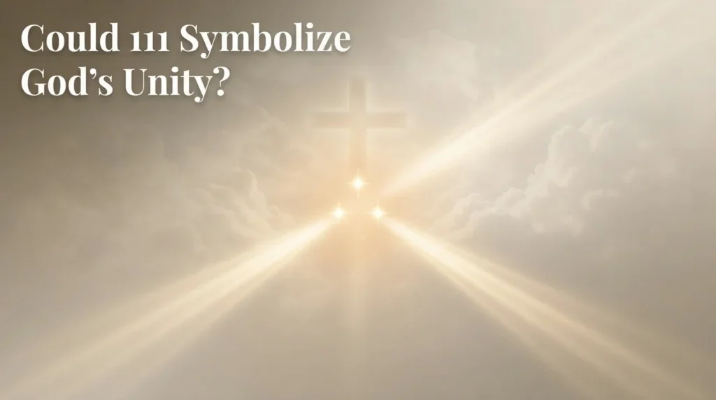Could 111 Symbolize God's Unity?