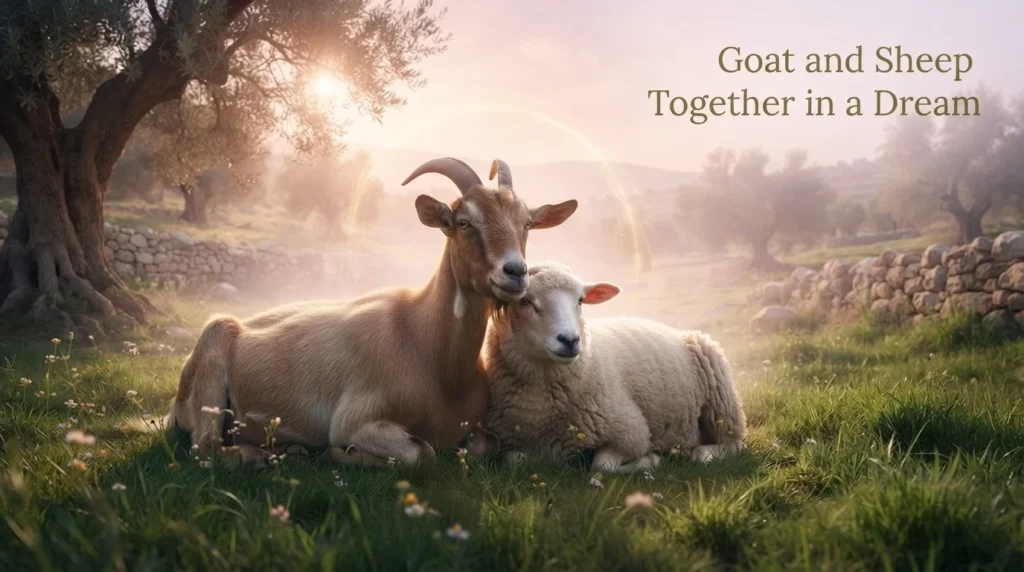 Goat and Sheep Together in a Dream