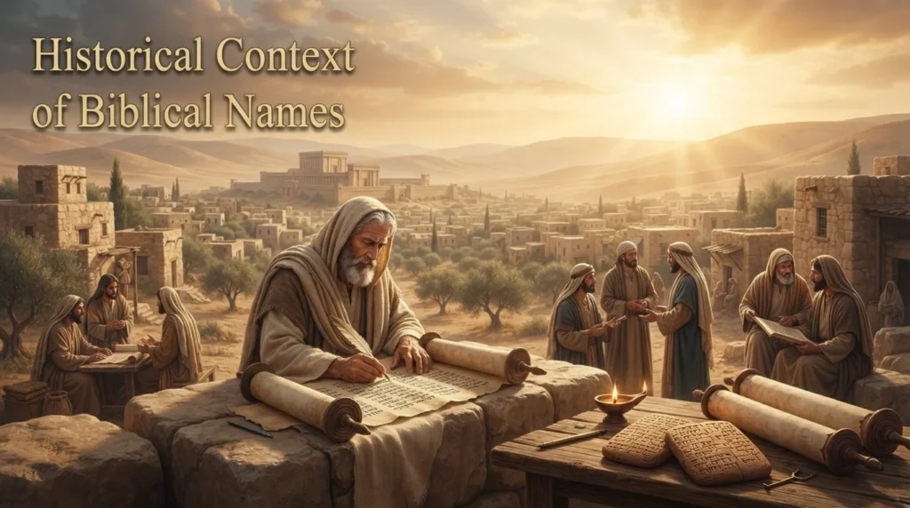 Historical Context of Biblical Names