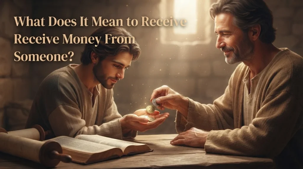 What Does It Mean to Receive Money From Someone?