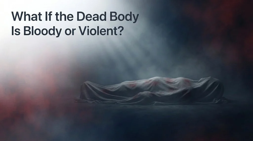 What If the Dead Body Is Bloody or Violent?