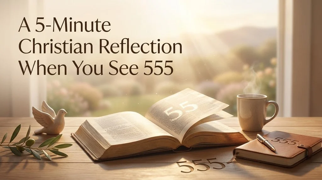 A 5-Minute Christian Reflection When You See 555