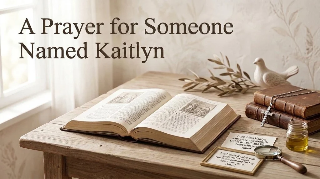 A Prayer for Someone Named Kaitlyn