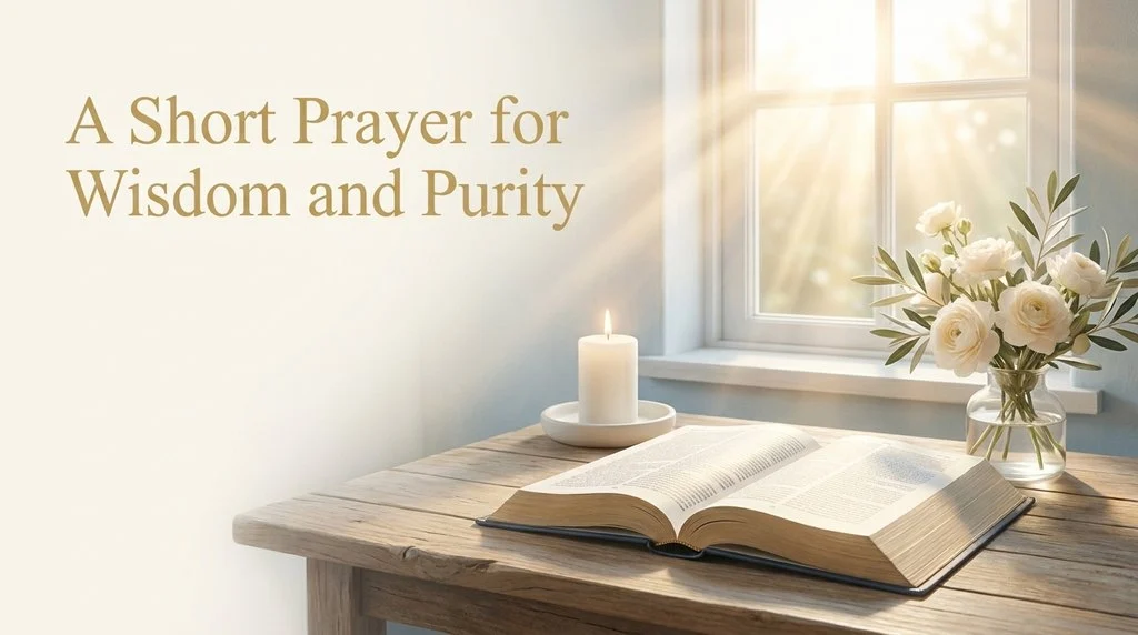 A Short Prayer for Wisdom and Purity