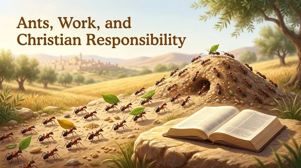 Ants, Work, and Christian Responsibility