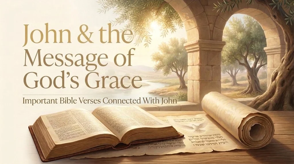 Important Bible Verses Connected With John