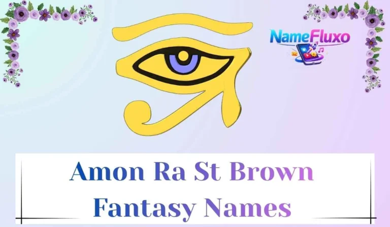 Amon Ra St Brown Fantasy Names