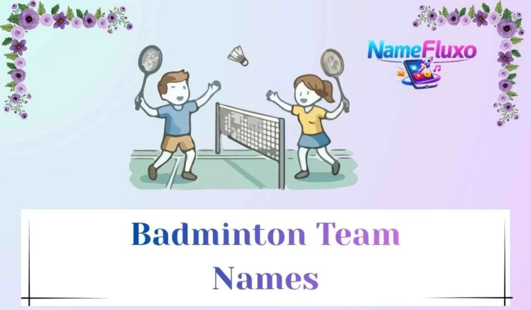 Badminton Team Names