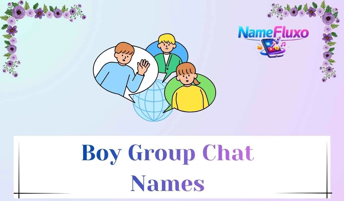 Boy Group Chat Names