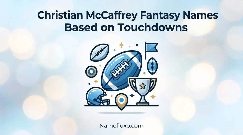 Christian McCaffrey Fantasy Names Based on Touchdowns