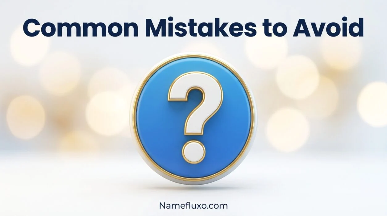 Common Mistakes to Avoid