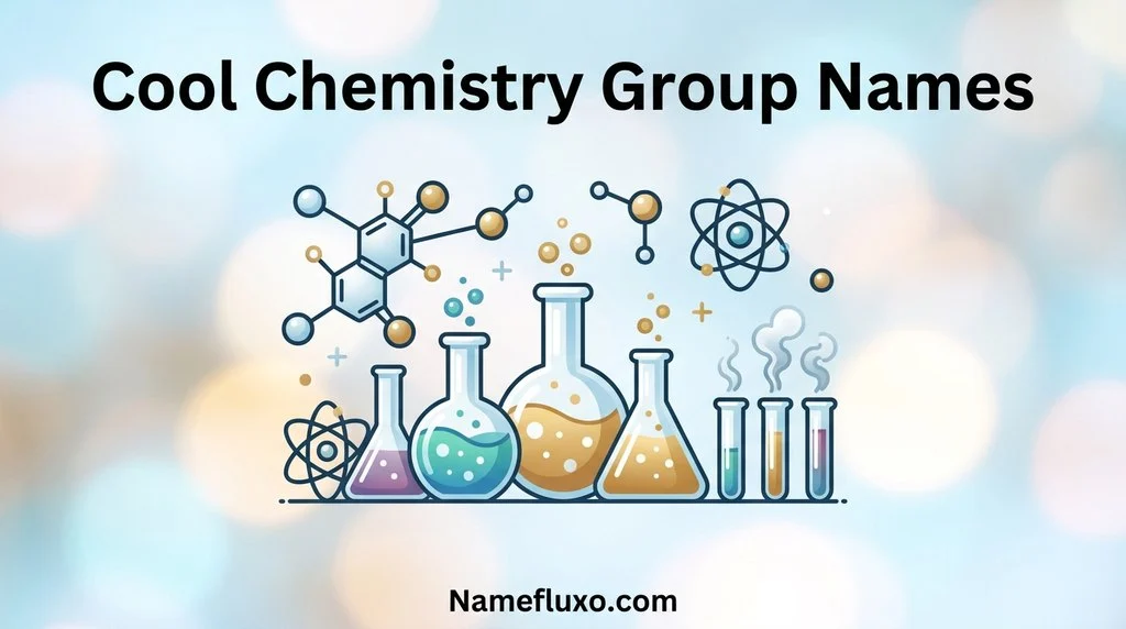 Cool Chemistry Group Names