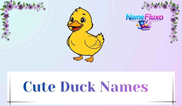 Cute Duck Names