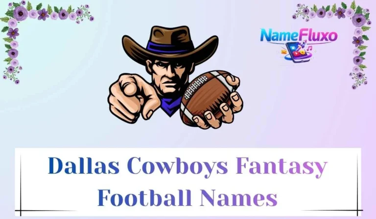 Dallas Cowboys Fantasy Football Names