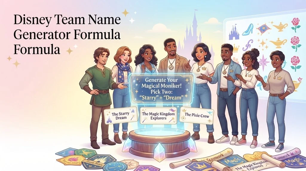 Disney Team Name Generator Formula