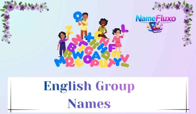 English Group Names