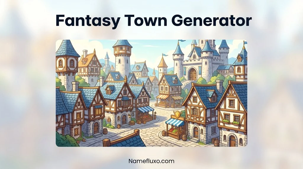 Fantasy Town Generator