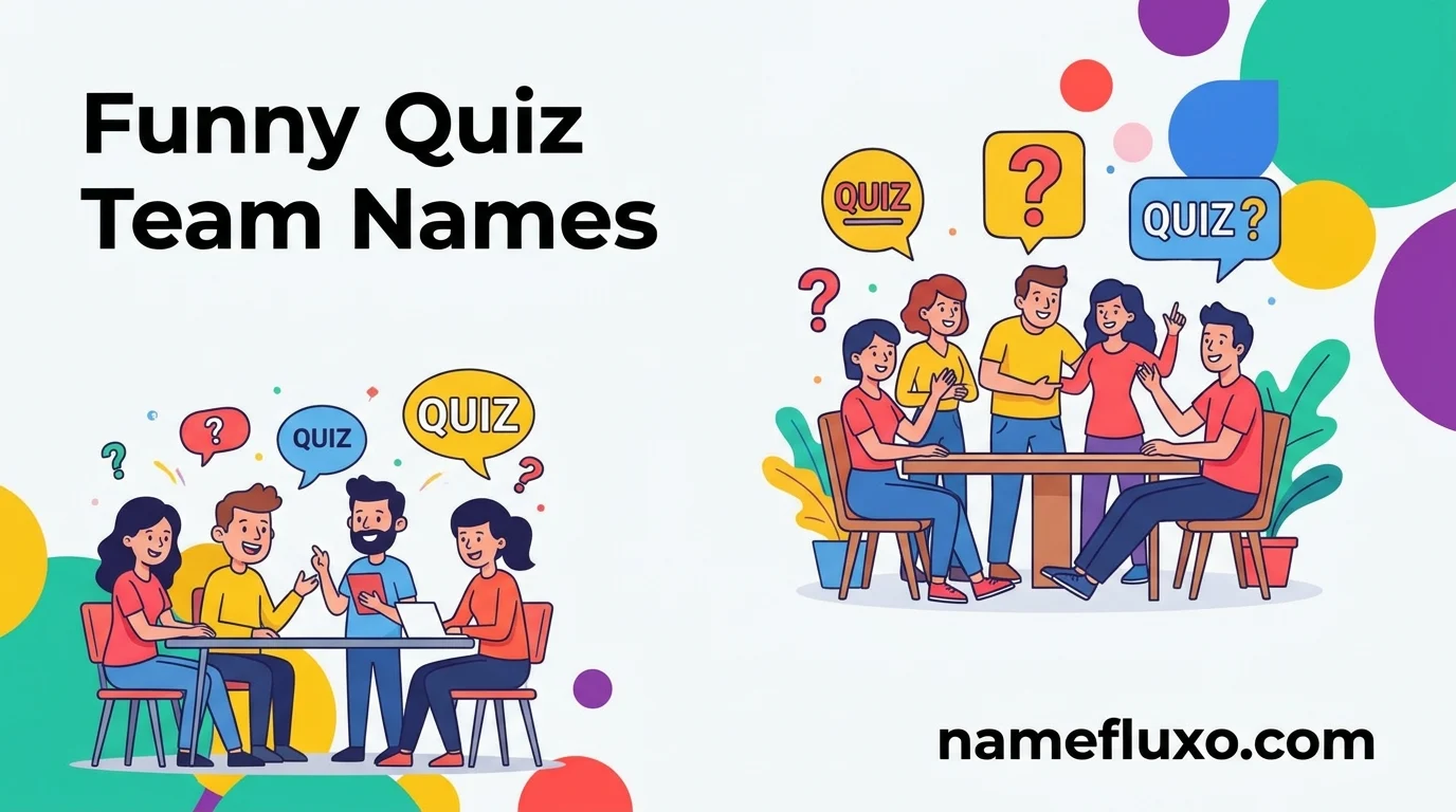 Funny Quiz Team Names