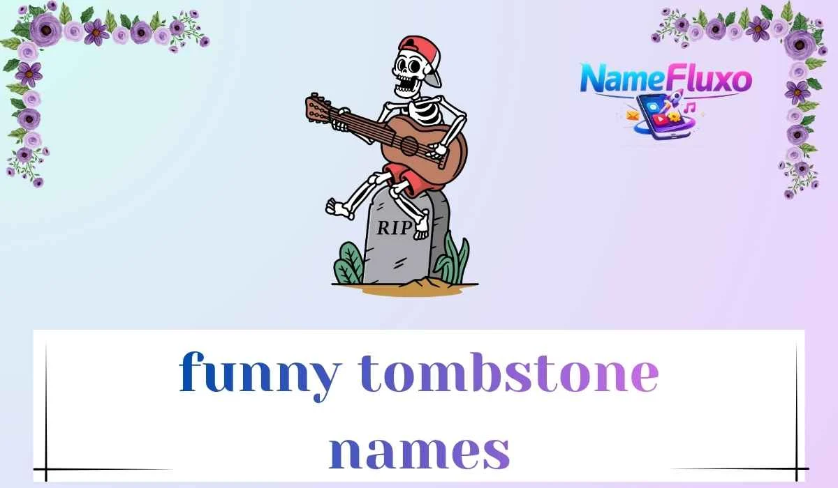 funny tombstone names
