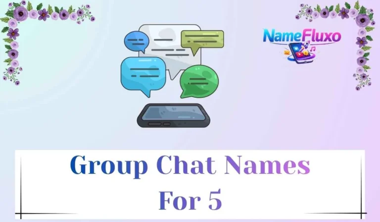 Group Chat Names For 5