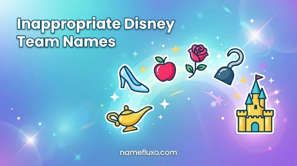 Inappropriate Disney Team Names