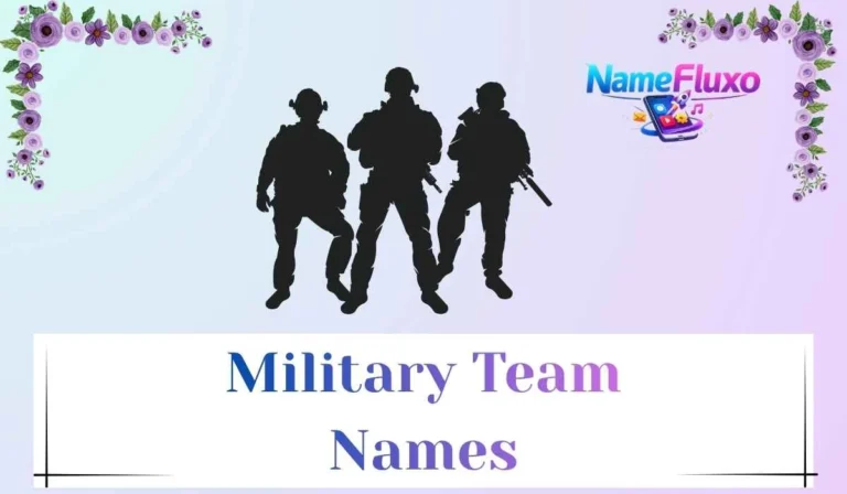 Military Team Names