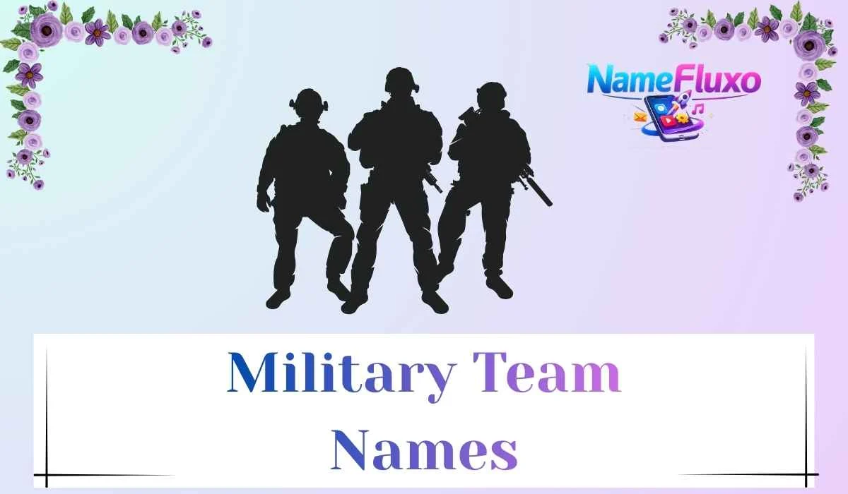 Military Team Names