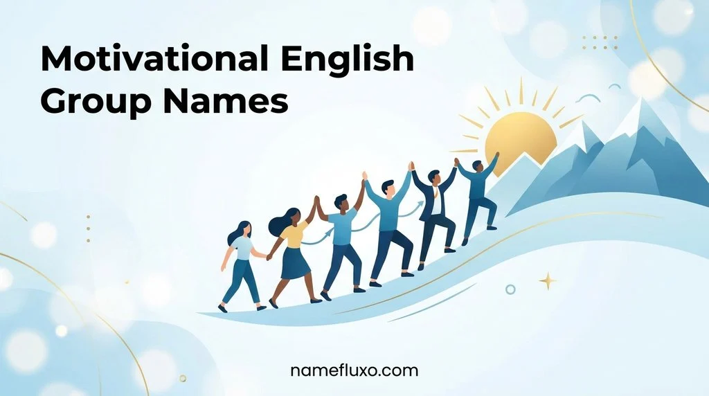 Motivational English Group Names