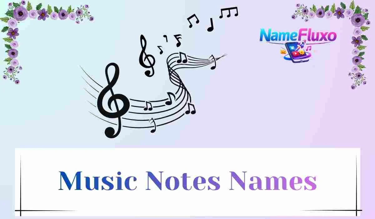 Music Notes Names