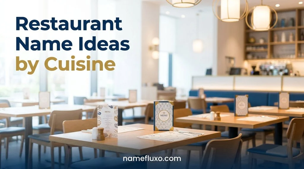 Restaurant Name Ideas by Cuisine