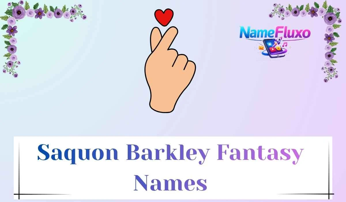 Saquon Barkley Fantasy Names