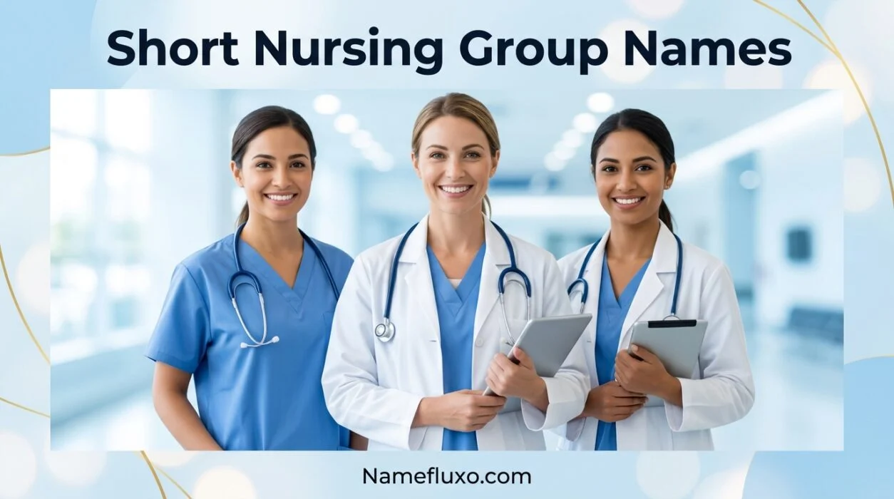 Short Nursing Group Names